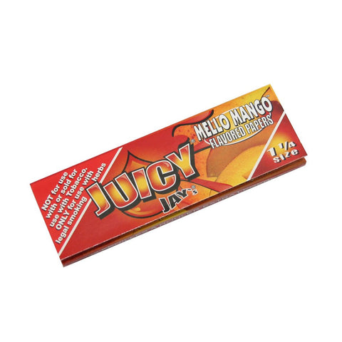 Juicy Jay Flavoured Rolling Papers 1 1/4 MELLOW MANGO