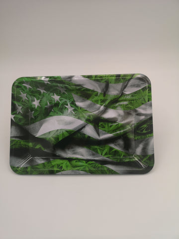 Metal Rolling Tray 5x7" - Green America