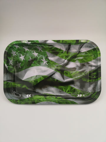 Metal Rolling Tray 7.5x11" - Green America