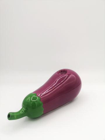 Eggplant Ceramic Pipe