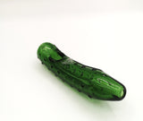 Red Eye Glass Hand Pipe - Pickle Pipe