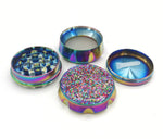 Electrified Steel Grinder with Glitter Top
