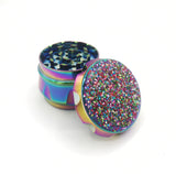 Electrified Steel Grinder with Glitter Top