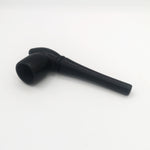 4" Wooden Pipe - Black