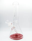 HT 7mm Red Spiral Bottom Graphic 11.5"