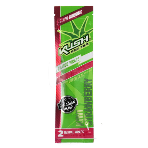 KUSH Herbal Wraps - Kiwi Strawberry (X2)