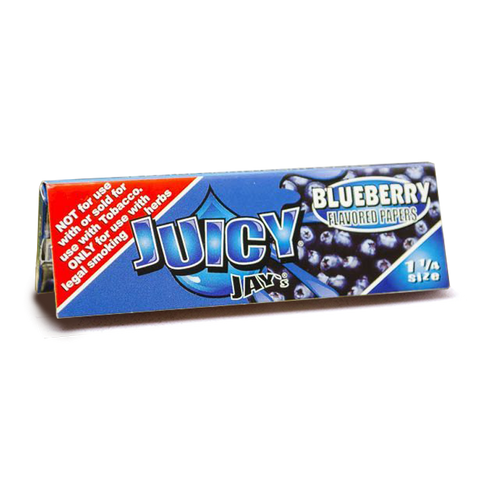 Juicy Jay Flavoured Rolling Papers 1 1/4 BLUEBERRY